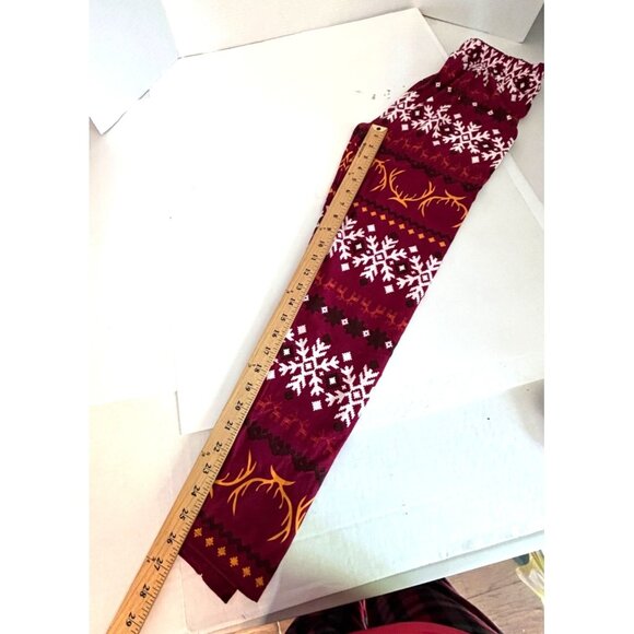 Agnes & Dora Reindeer Fair Isle Adult Leggings Size Large Polyester/Spandex NWT - Picture 8 of 8